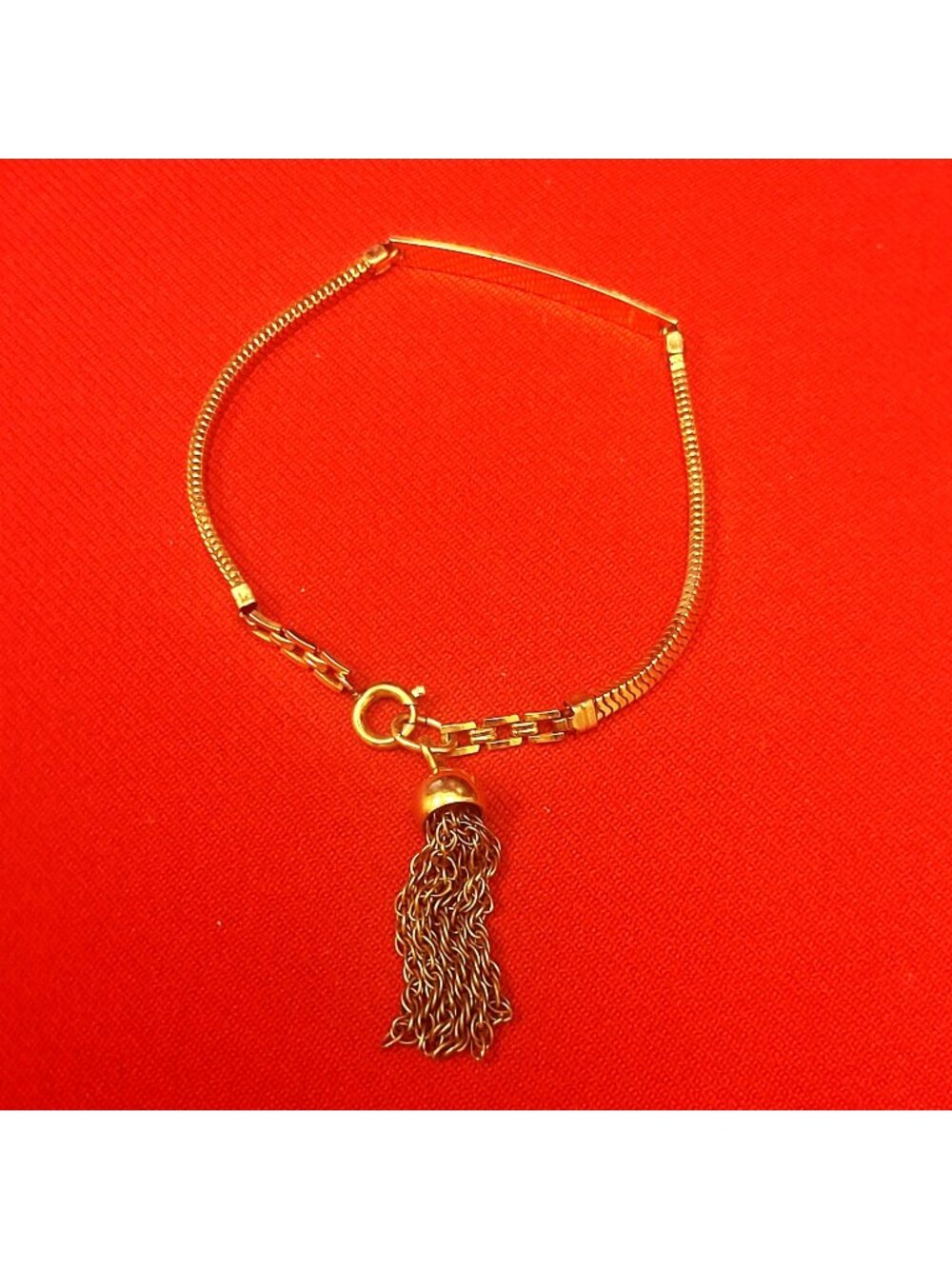 Vintage Elco Identification Bracelet Stamped 1/20 12K Gold Filled